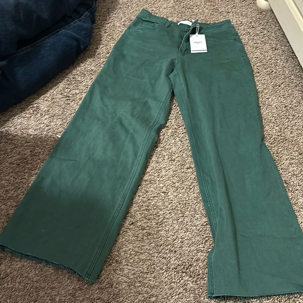 Vervet blue olivia wide leg jeans 26
